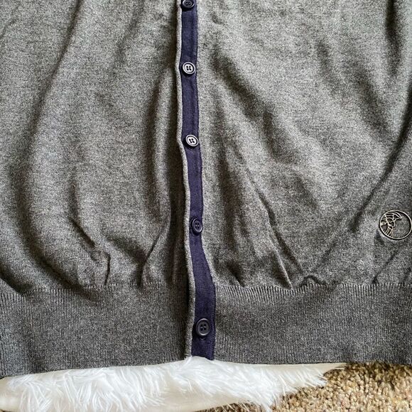 Versace Collection Button Down Cardigan Sweater Silk Cashmere Blend Mens Medium - Picture 7 of 12